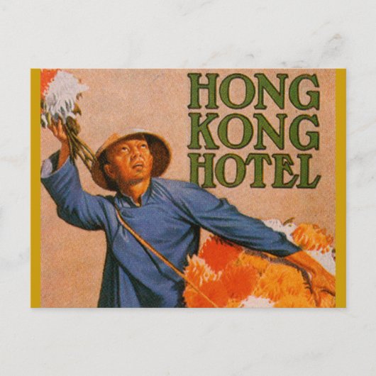 Hong Kong Hotel Briefkaart (Voorkant)