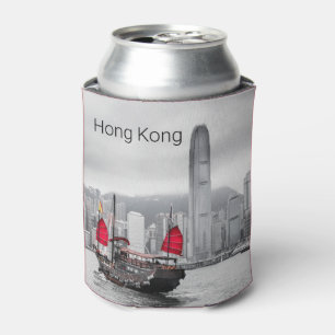 Hong Kong Island Skyline  Panorama Souvenir Blikjeskoeler