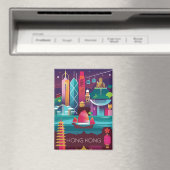 Hong Kong koelkastmagneet Magneet (Insitu (Vaatwasser))