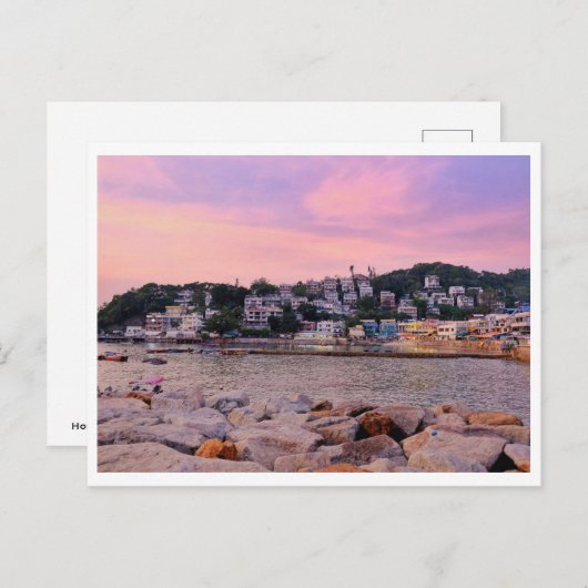 Hong Kong Lamma Island Briefkaart (Voorkant / Achterkant)
