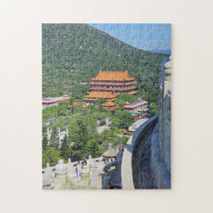 Hong Kong Lantau klooster uitzicht puzzel