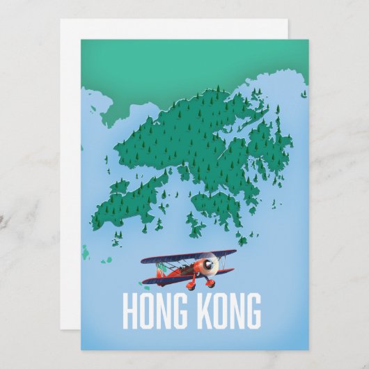Hong Kong Map (Voorkant / Achterkant)