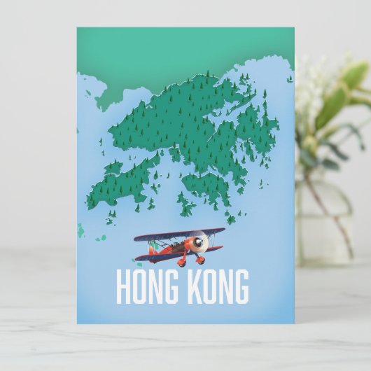 Hong Kong Map (Staand voorkant)