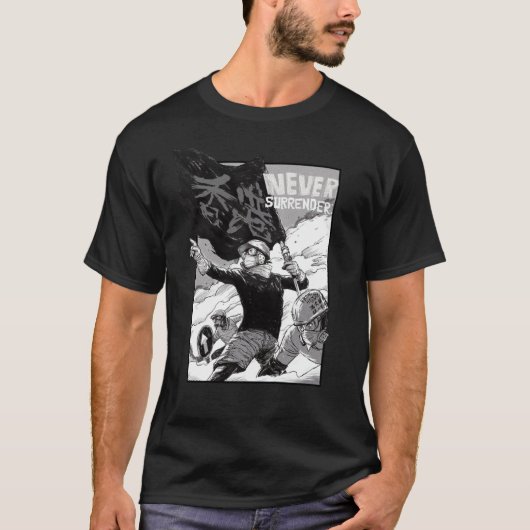 Hong Kong Nooit Surrender, 2019 Hong Kong Protest T-shirt (Voorkant)