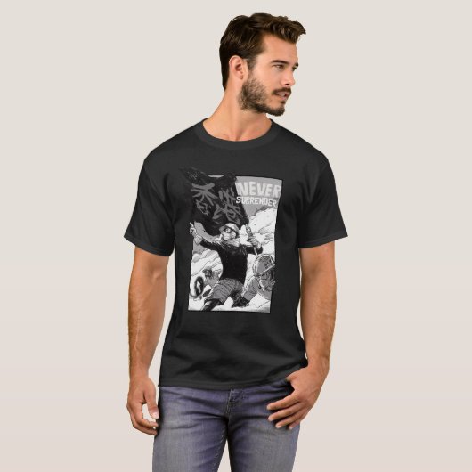 Hong Kong Nooit Surrender, 2019 Hong Kong Protest T-shirt (Voorkant volledig)
