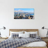 Hong Kong Pearl van de Orient Stretch Canvas Print (Insitu (Slaapkamer))