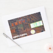 Hong Kong Rectangle Sticker (Envelop)