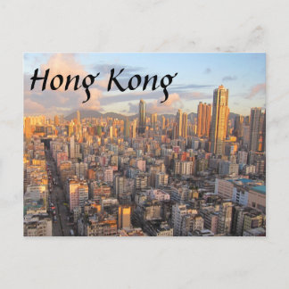 Hong Kong Skyline Briefkaart