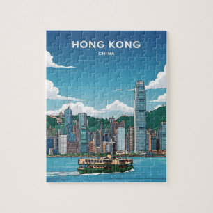 Hong Kong skyline Legpuzzel