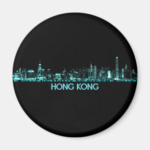 Hong Kong Skyline Magneet