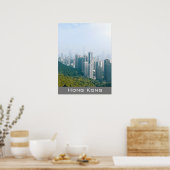 Hong Kong skyline Victoria's Peak-decor Poster (Keuken)