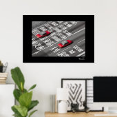 Hong Kong Taxis Poster (Thuiskantoor)