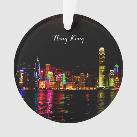 Hong Kong Victoria Harbor #2 Ornament (voorkant)