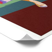 Hong Kong Vintage Travel Poster (Hoek)