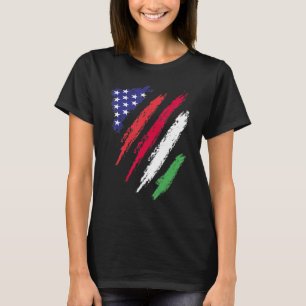 Hongaars Amerikaans geteelde vlag USA Patriot-erfg T-shirt