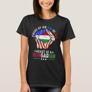 Hongaars Amerikaanse Amerika Trots Buitenlands Hon T-shirt