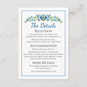 Hongaars Design Blue Birds Behuizing Kaart (Voorkant)