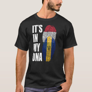 Hongaars en Barbadiaans Mix DNA-vlaggenerfgoed T-shirt