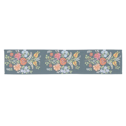 Hongaars Floral Pattern Korte Tafelloper (Horizontaal)