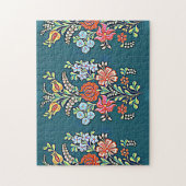 Hongaars Floral Pattern Legpuzzel (Verticaal)