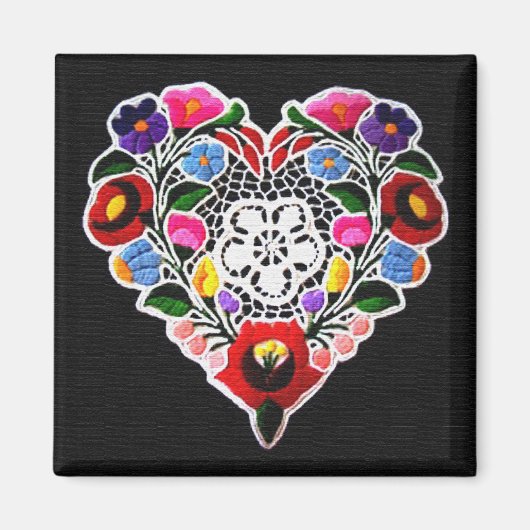 Hongaars hart magneet (Voorkant)