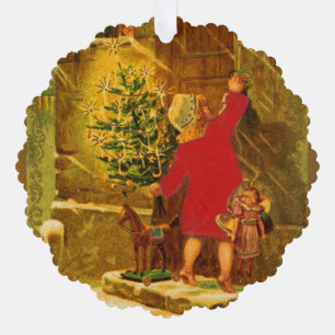 Hongaars Kerstfeest uit 189 Ornament Kaart