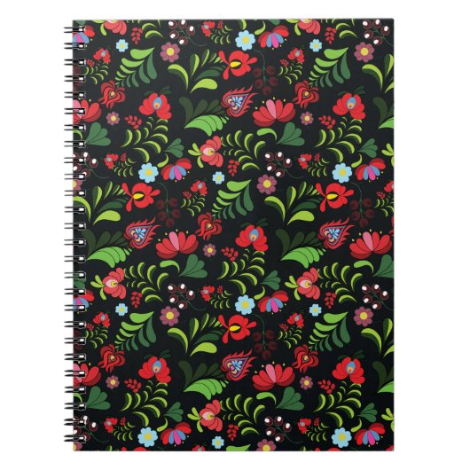 Hongaars Matyo Embroidery Pattern Notitieboek (Voorkant)