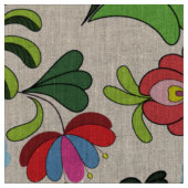 Hongaars Matyo Embroidery Pattern Stof (Close Up)