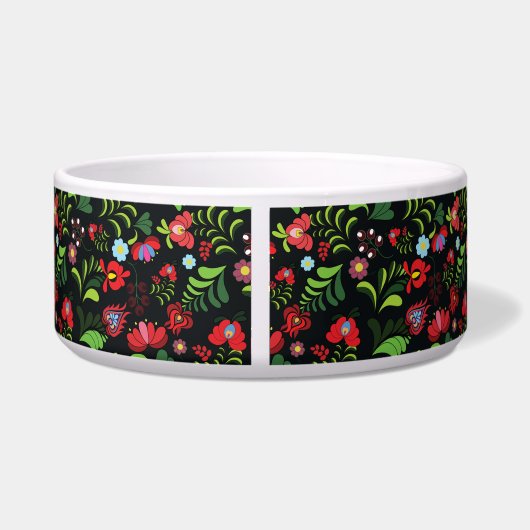 Hongaars Matyo Embroidery Pattern Voerbakje (Achterkant)