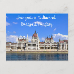 Hongaars Parlement aan de Donau – Boedapest Briefkaart