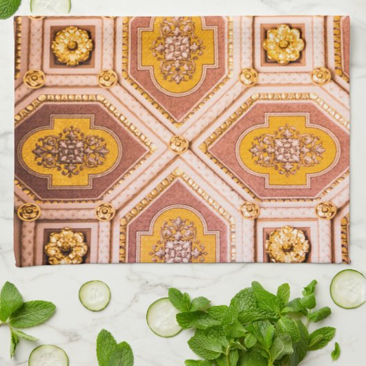 Hongaars plafond theedoek (Gevouwen)