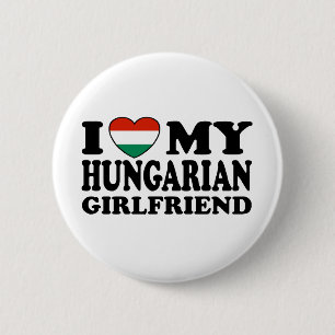Hongaars Vriendin Ronde Button 5,7 Cm