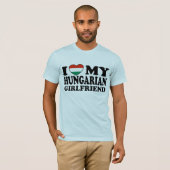 Hongaars Vriendin T-shirt (Voorkant volledig)
