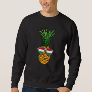 Hongaarse Ananas Hongarije Vlag Zonnebril Zomer Trui