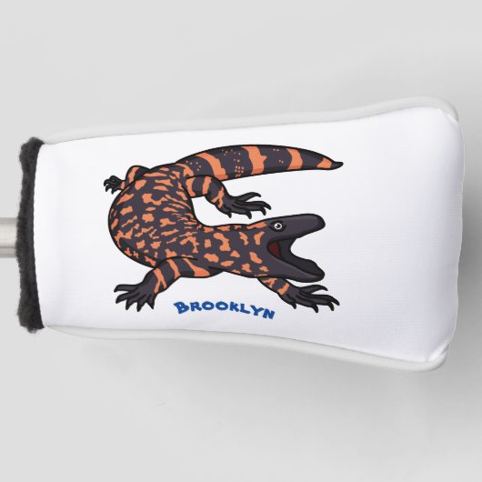 Hongaarse cartoon van een dwerg golfheadcover (Voorkant)