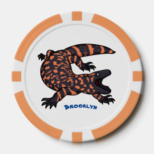 Hongaarse cartoon van een dwerg poker chips