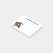 Hongaarse cartoon van een dwerg post-it® notes (Schuin)