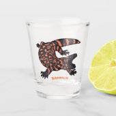 Hongaarse cartoon van een dwerg shot glas (Voorkant)