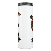 Hongaarse cartoon van een dwerg thermosbeker (Achterkant)