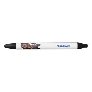 Hongaarse cartoon van een dwerg zwarte inkt pen
