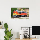 Hongaarse diesellocomotief M62 Poster (Thuiskantoor)