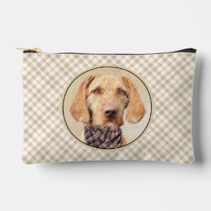Hongaarse Draadharige Vizsla Schilderij Mooie Hond Etui