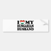 Hongaarse echtgenoot bumpersticker (Voorkant)