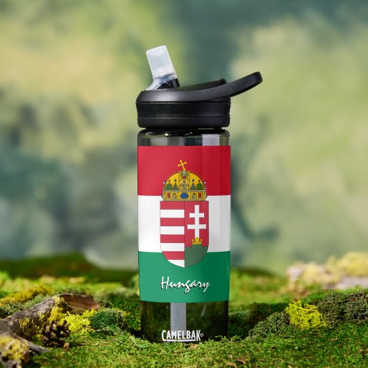 Hongaarse fles, patriottische Hongaarse vlag Waterfles (Buiten)