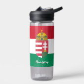 Hongaarse fles, patriottische Hongaarse vlag Waterfles (Links)