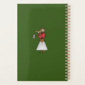 Hongaarse Folk Art Oranje Tulip Planner (Achterkant)