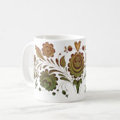 -Hongaarse Folkart Koffiemok (Voorkant links)