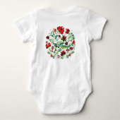 Hongaarse Freehand Matyo Folk Art Romper (Achterkant)