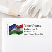 Hongaarse Golfvlag Etiket (Insitu)