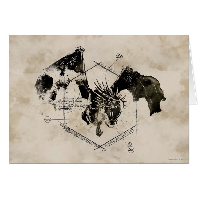 Hongaarse Horntail Dragon (Voorkant Horizontaal)